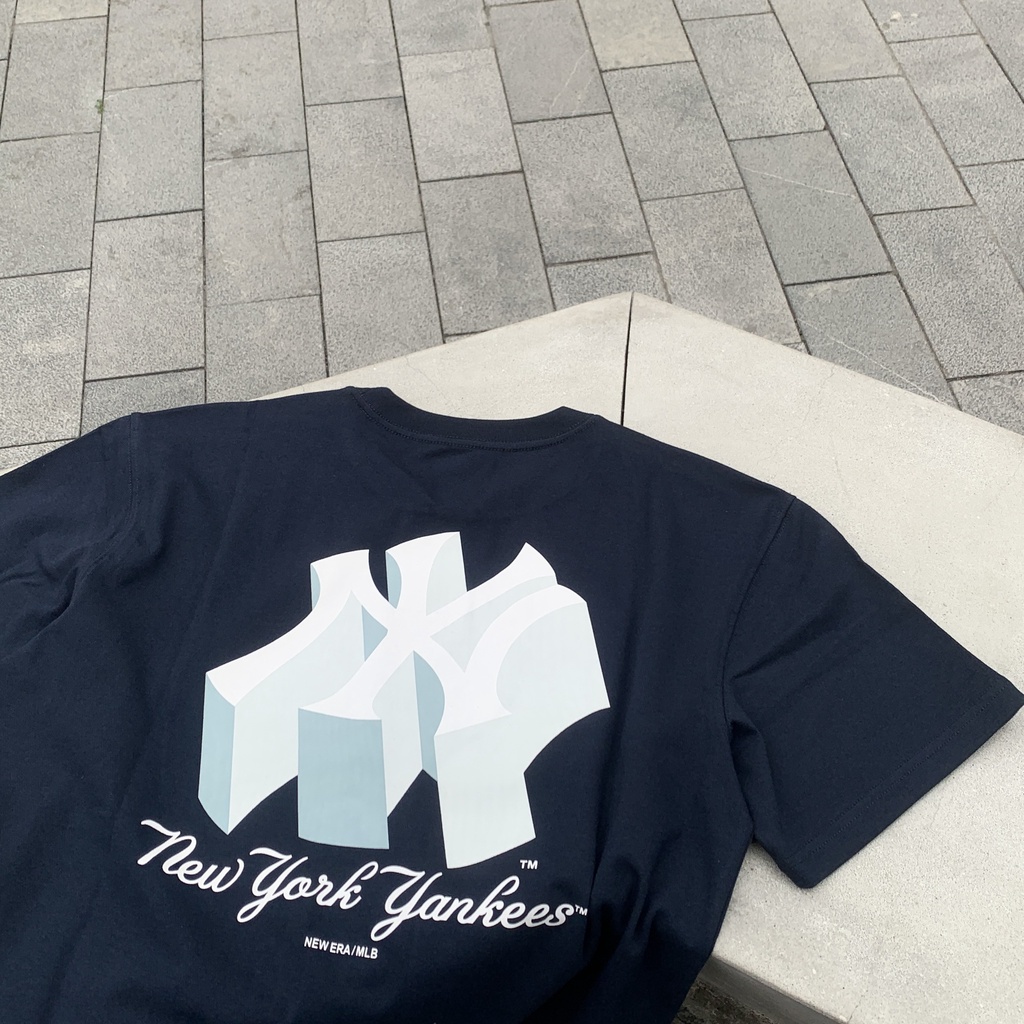 Áo Phông New Era New York Yankees Navy Logo 3D Chính Hãng - 13470986