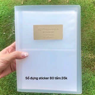 Sổ đựng sticker, album đựng sticker nail