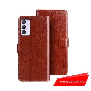 Bao da dạng ví nắp lật hai mặt kèm khe để thẻ cho samsung a14, samsung a34, samsung a54,a15, a25,a24,a05, m34, M14, a05s