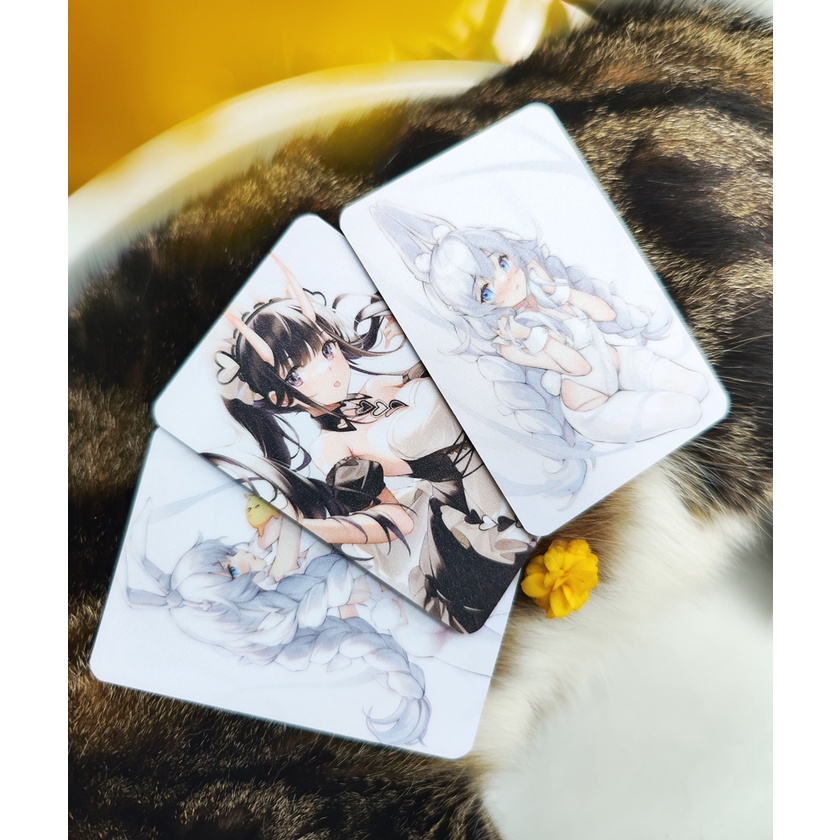 Card nhựa PVC bo góc nhũ Azur Lane  by UOSA