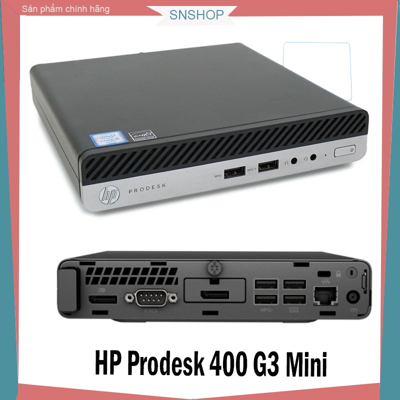 Máy tính để bàn HP ProDesk 400 G3 Mini 4400T Ram 8 SSD 128G