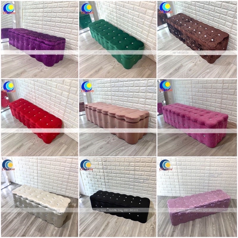 Ghế Hộp Đa Năng Làm Ghế Ngồi CÓ Ngăn Đựng Đồ Siêu Xinh, Ghế Ngồi Chờ Tại Shop Bán Hàng Quần Áo, Nội Thất Decor