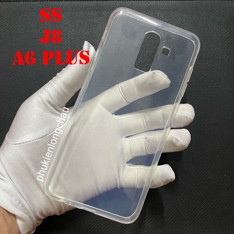 Ốp Lưng Samsung J8 / A6 Plus Nhựa Dẻo Trong Cao Cấp Chính Hãng Diliana