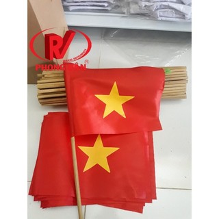 cờ vẫy cầm tay khai giảng
