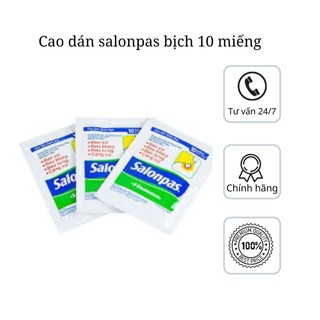 Cao Dán salonpas bịch 10 miếng