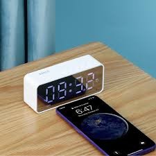 Loa Bluetooth 5.0 ROBOT RB150 Màn Hình LED Kiêm Đồng Hồ Báo Thức - Hỗ Trợ Cổng AUX Thẻ Nhớ