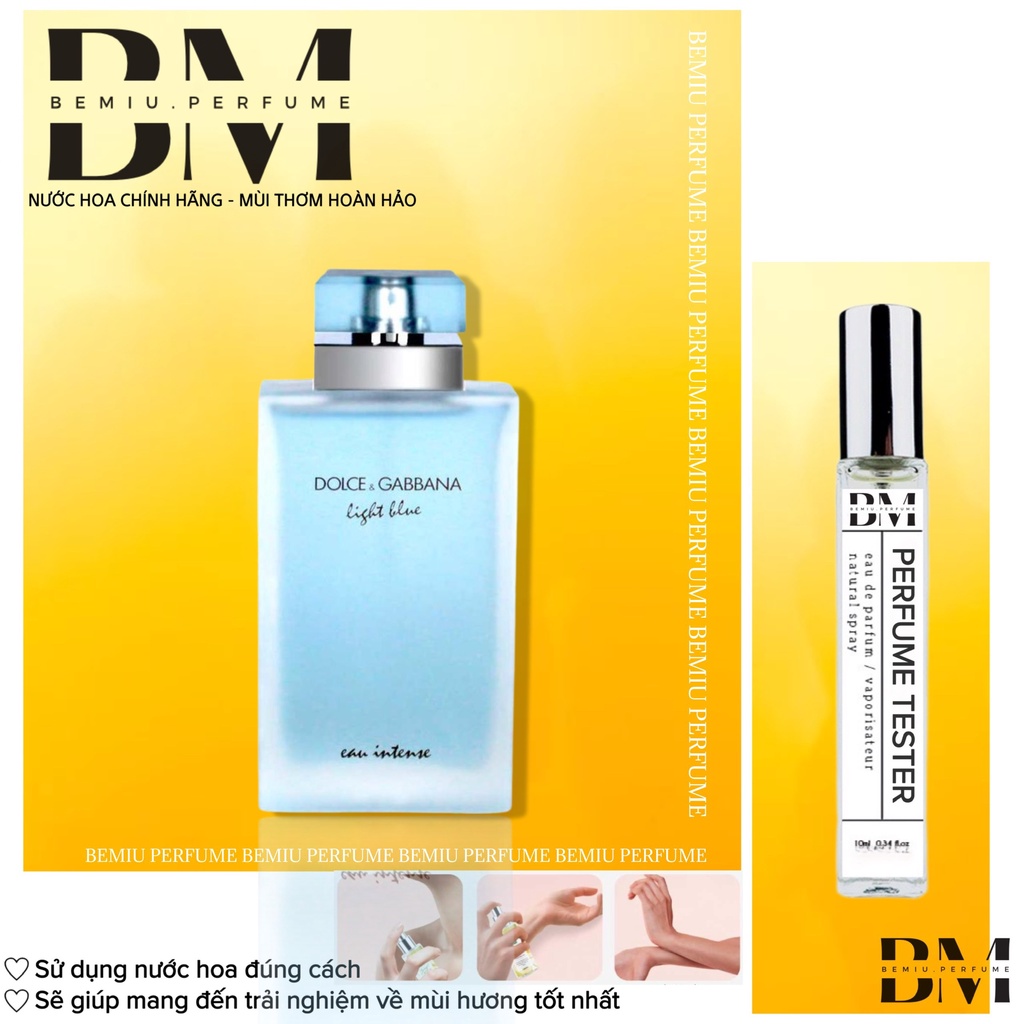 Nước hoa Dolce & Gabbana Light Blue Eau Intense 𝗕𝗲𝗺𝗶𝘂𝘀𝘁𝗼𝗿𝗲𝗽𝗲𝗿𝗳𝘂𝗺𝗲