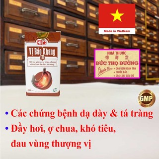Vị bảo khang - đau dạ dày và tá tràng