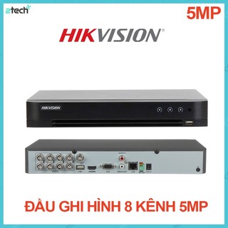 Đầu ghi hình 8 kênh hdtvi h.265+ hikvision ds-7208huhi-k1/e