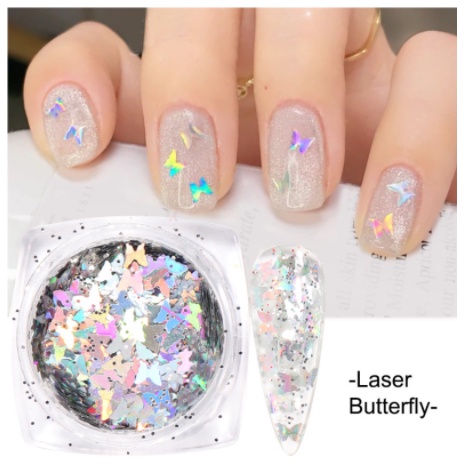 Hũ phụ kiện trang trí nail lấp lánh