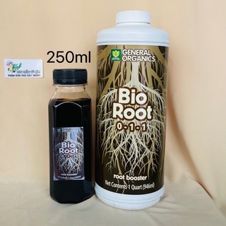 Chế phẩm kí.ch rễ hữu cơ bio root 0-1-1 -general hydroponic - chai 250ml