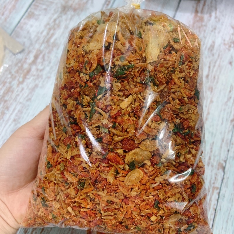 Muối tôm hành phi Tây Ninh loại ngon - Muối tép hành phi giòn thơm