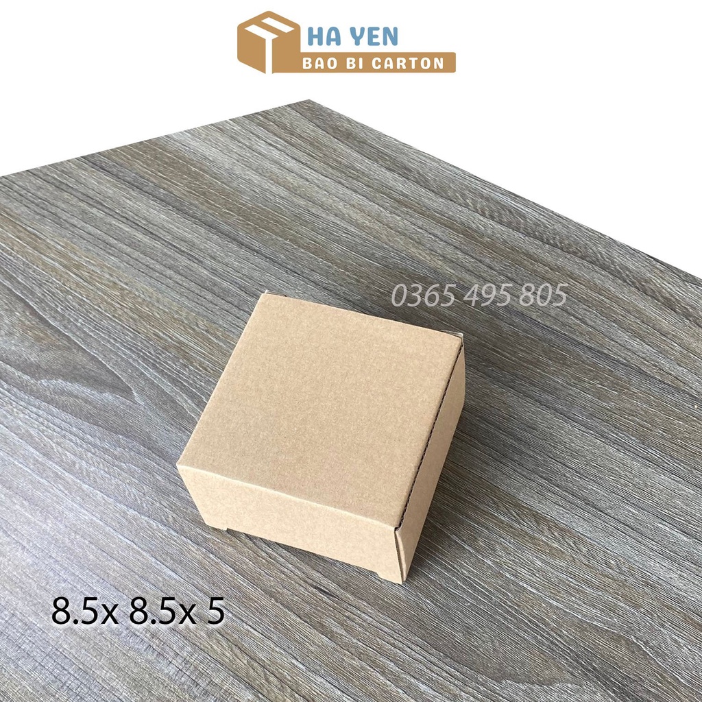 8.5 x 8.5 x 5 cm Hộp Carton Nắp Gài
