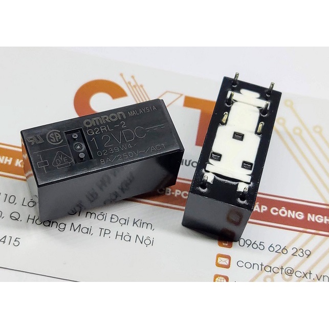 Omron Relay 8A 5V  G2RL-2-05/12/24VDC
