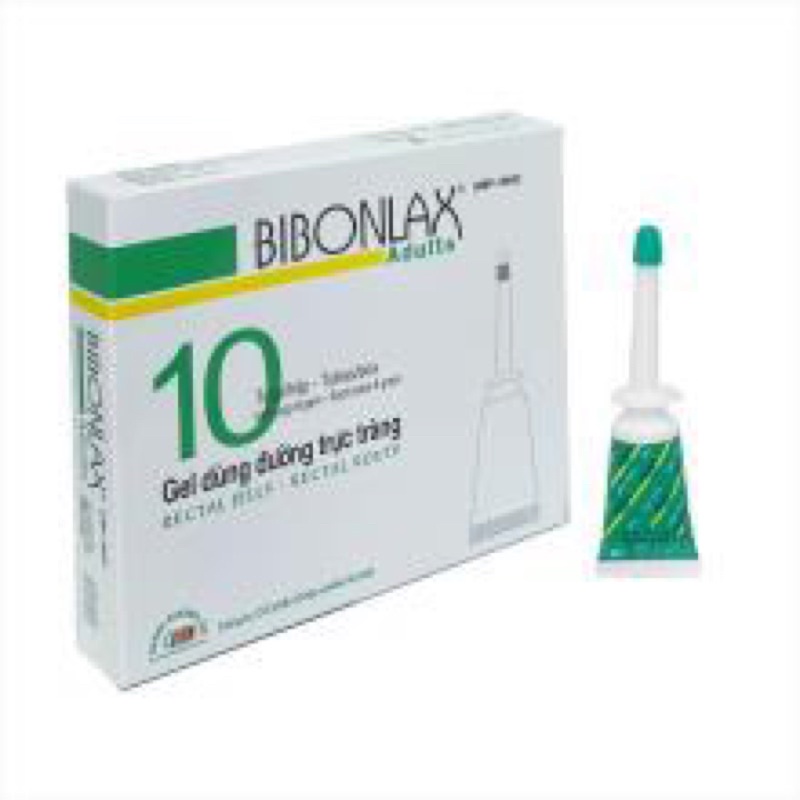 Ống bơm đi cầu Bibonlax người lớn hộp 10 ống
