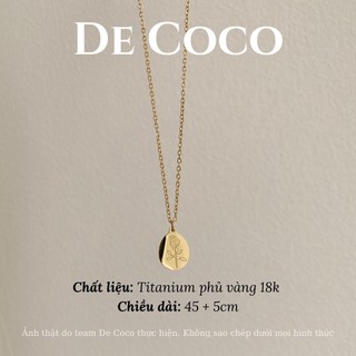 [KHÔNG ĐEN GỈ] Vòng cổ bạc 925 Fiona DECOCO ACC DECOCO ACC.accessories DECOCO ACC ACCESSORIES