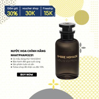 Lv - louis vuitton ombre nomade 10ml nước hoa chính hãng