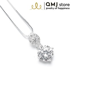 Dây chuyền bạc QMJ kiêu sa lấp lánh, nạm đá đẹp, thiết kế tinh tê, dòng cao cấp - Q147
