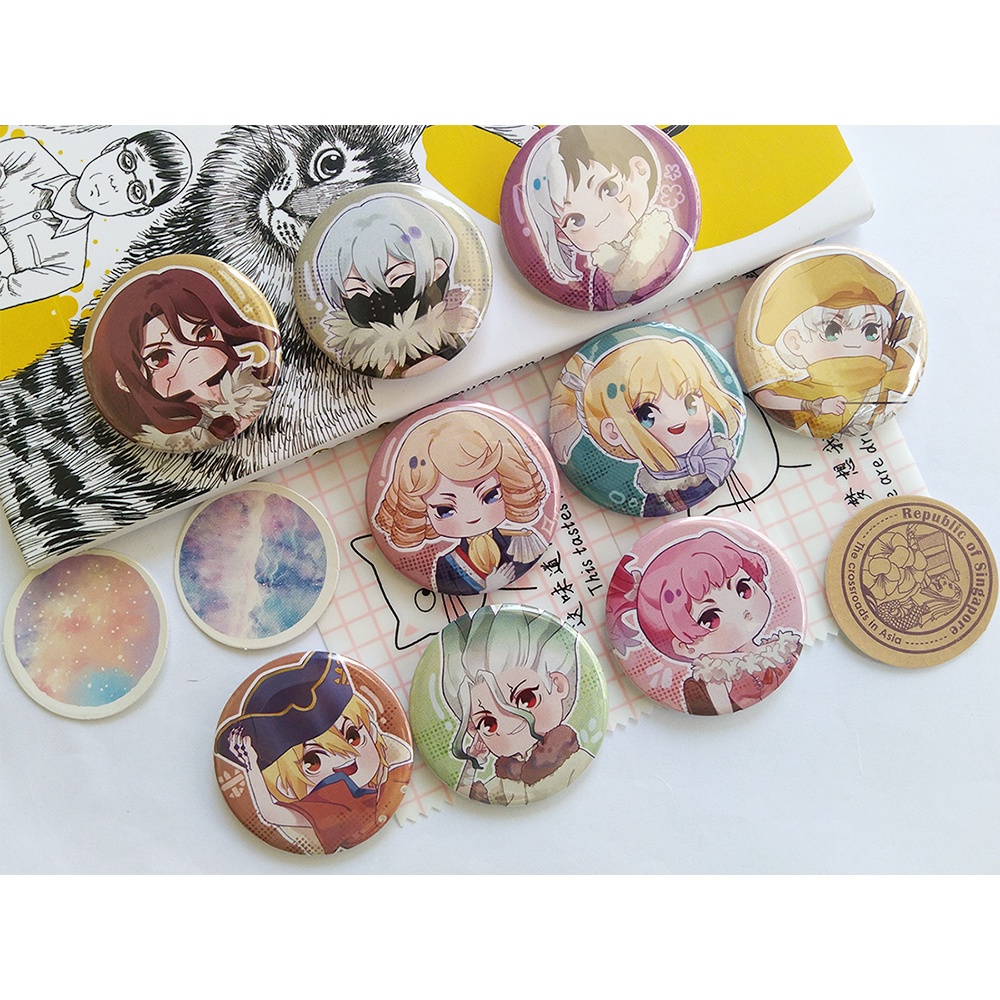 Badge/Huy hiệu Dr.Stone
