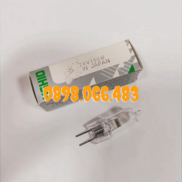 GiáThươngMại Tuyệt Vời USHIO 24v150w Halogen Hạt Đèn Kính Hiển Vi Bóng Đèn Phẫu Thuật Bóng Đèn Không Bóng Máy Chiếu hàng