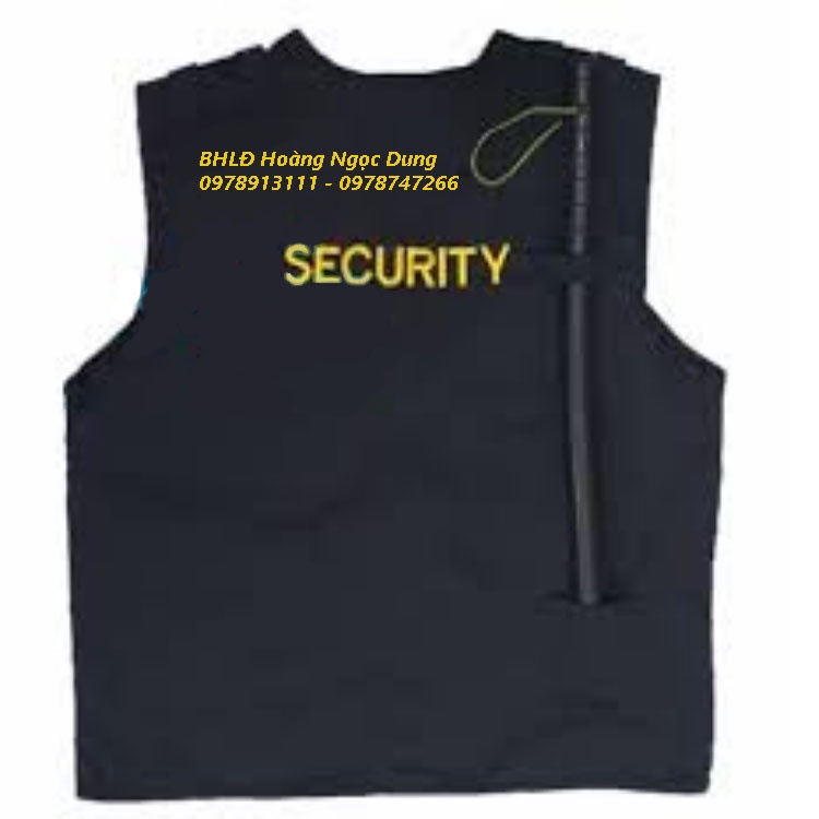 ÁO GHILE CƠ ĐỘNG màu đen BỀN ĐẸP dành cho BẢO VỆ