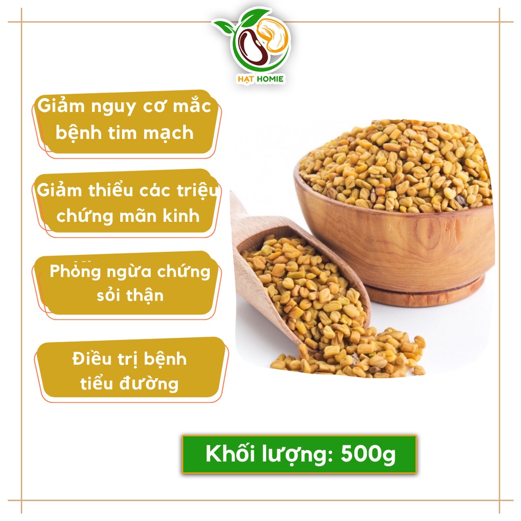 Hạt Methi nhập khẩu Ấn Độ Organic 500g