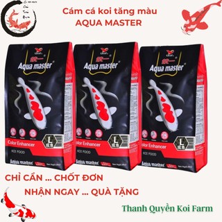 Cám cá koi thức ăn cá koi tăng màu aquamaster color bao nguyên 10kg