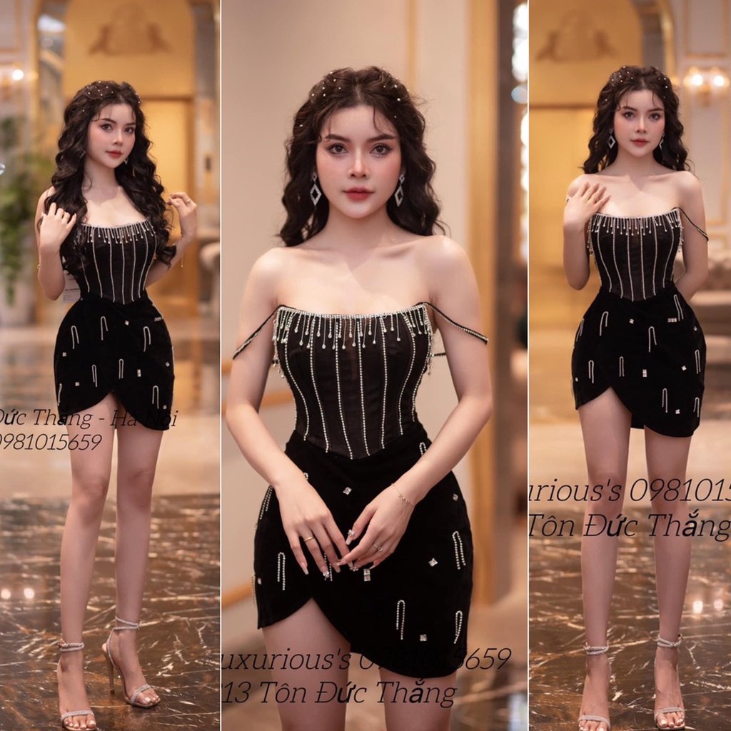Đầm cao cấp. Có 1 màu. Kèm hình chụp thật 100%. Size dưới 54kg vừa. Đơn giản mà đẹp. Mua nhanh kẻo hết