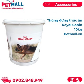 Thùng đựng thức ăn Royal Canin 10kg - Size 52x40cm Petmall