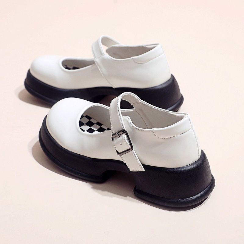 Giày đơn Mary Jane đế dày kiểu Pháp cổ điển