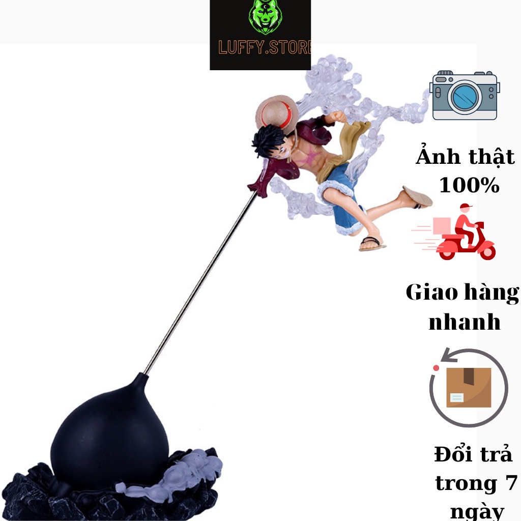 Mô hình One Piece Luffy Store Luffy gear 3 cao 28 cm full box, figure nhân vật anime vua hải tặc