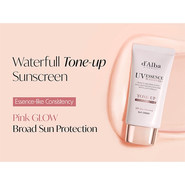 Kem chống nắng nâng tông da D'Alba Waterfull Tone-up Sun Cream SPF 50+ PA++++ 50ml Dalba D alba