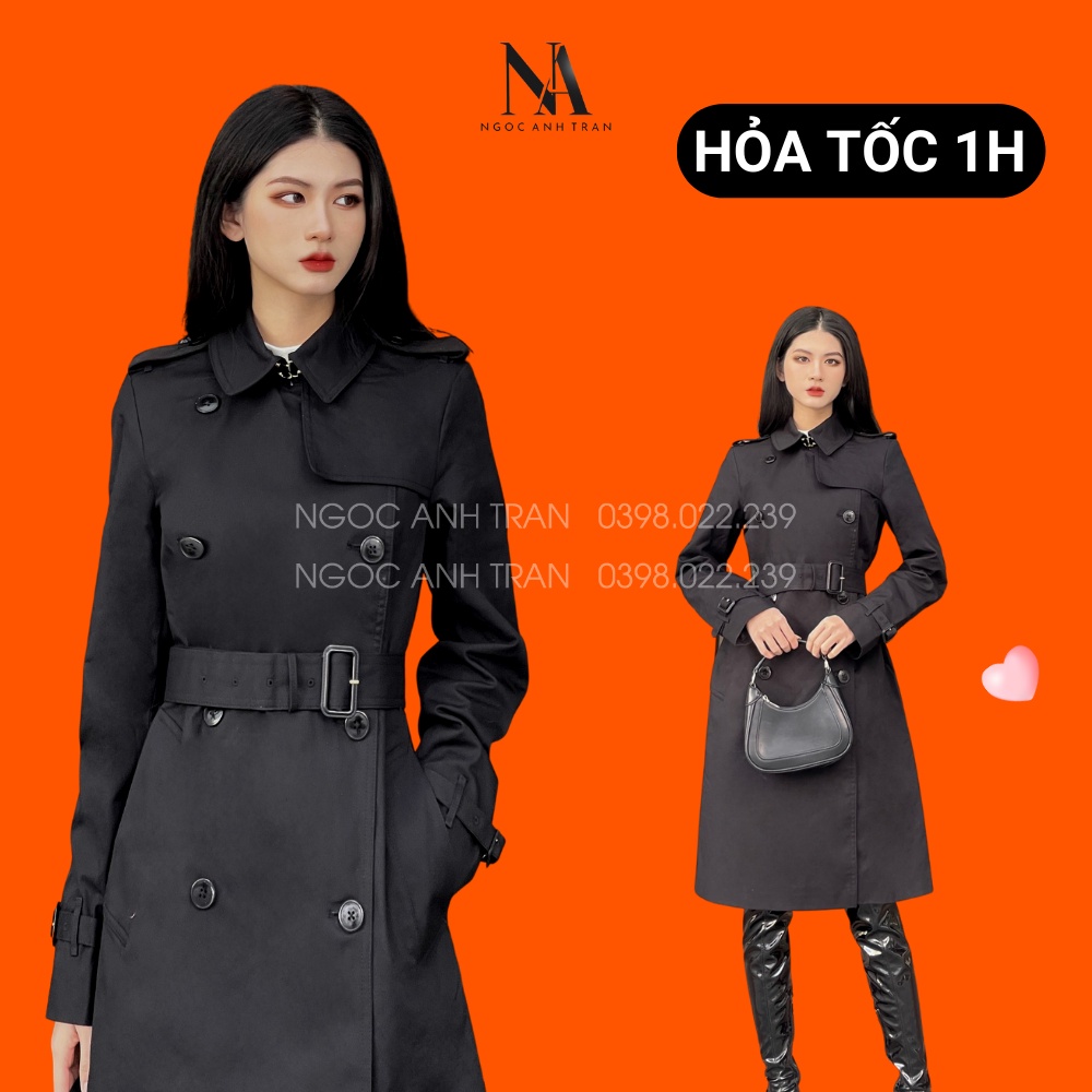 Áo Trench Coat,Áo măng tô, Áo khoác M A N G O dư xịn sang trọng lịch sự siêu phẩm 2022