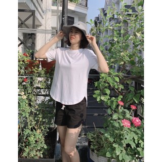 Quần Short Kaki Thun Nữ Basic Trơn Co Dãn Thời Trang Nhiều Màu