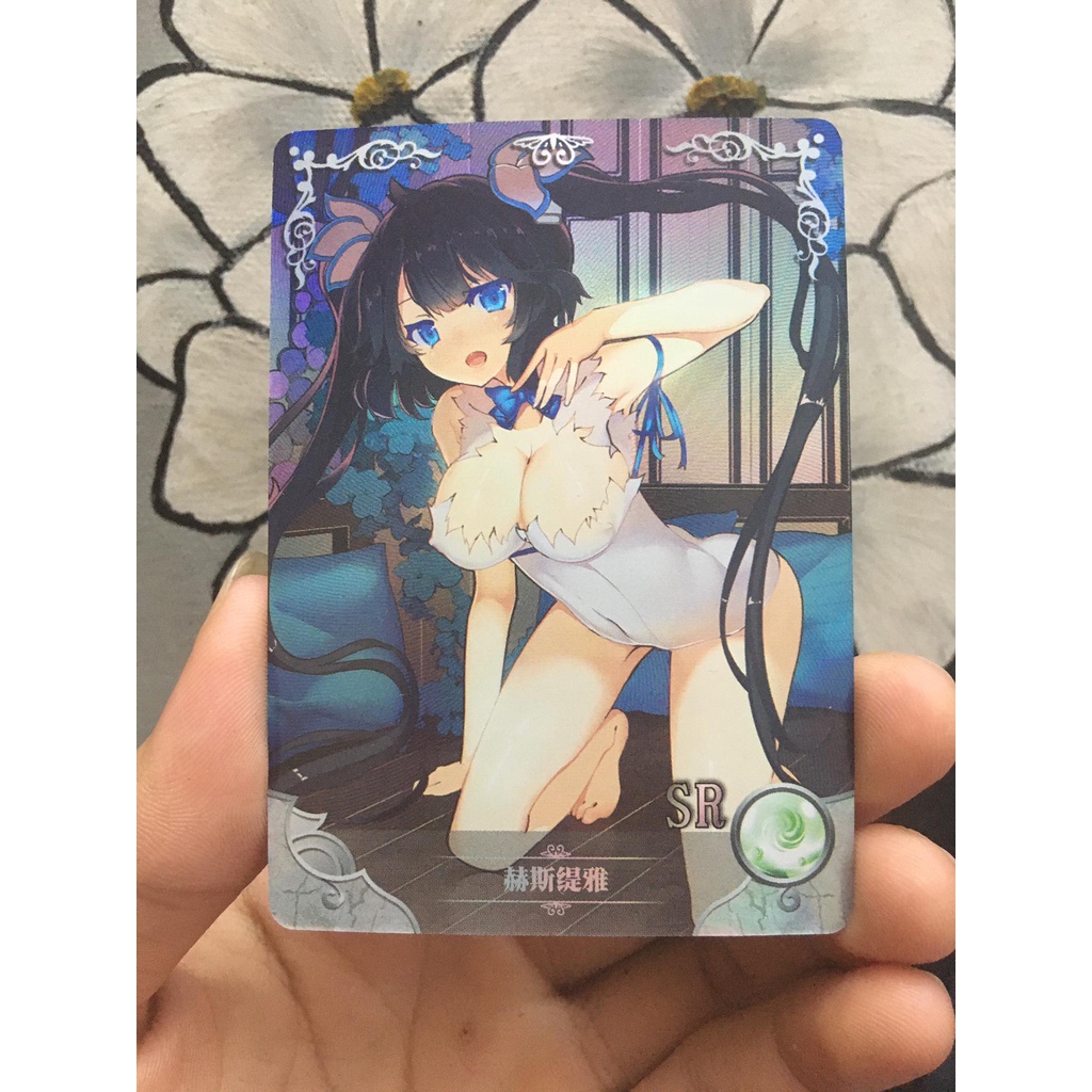 (Rain15) Thẻ bo góc nhân vật Hestia – Is It Wrong to Try to Pick Up Girls in a Dungeon?