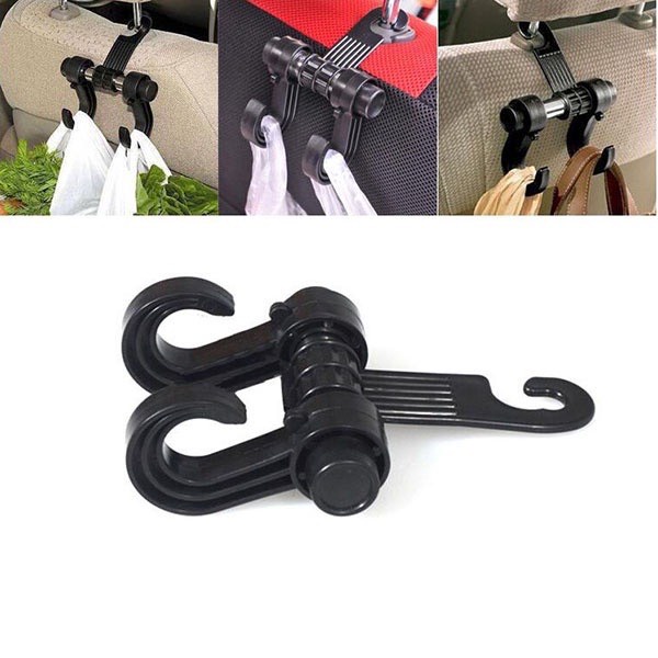 Móc 2S treo đồ ô tô sau ghế tiện lợi chất liệu nhựa chắc chắn