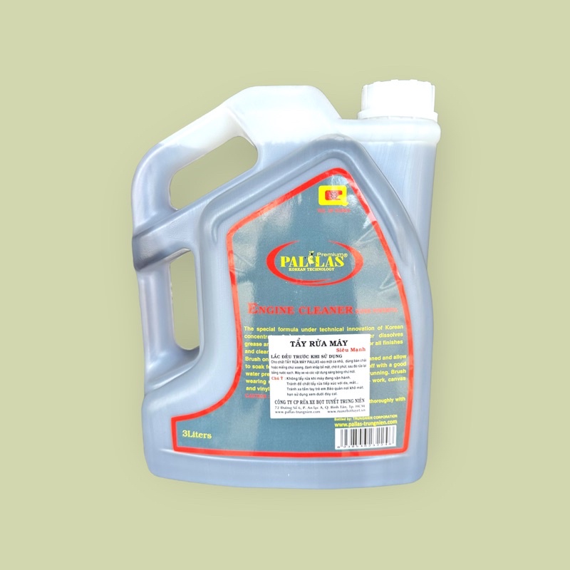 Can 3L tẩy rửa máy Pallas - tẩy nhôm , tẩy đầu bò