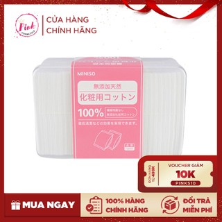 Bông đắp lotion mask miếng Miniso 1000 miếng