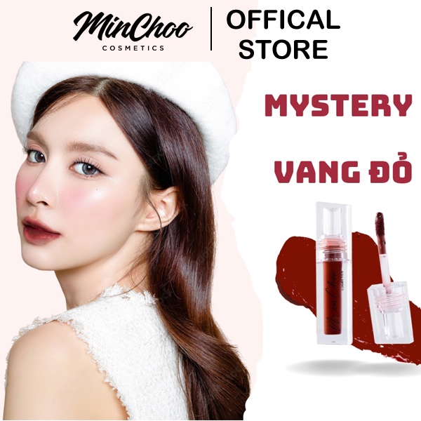 Son Kem Lì Water Tint 107 MYSTERY - VANG ĐỎ tone màu đỏ huyền bí tôn lên vẻ quyến rũ của bạn