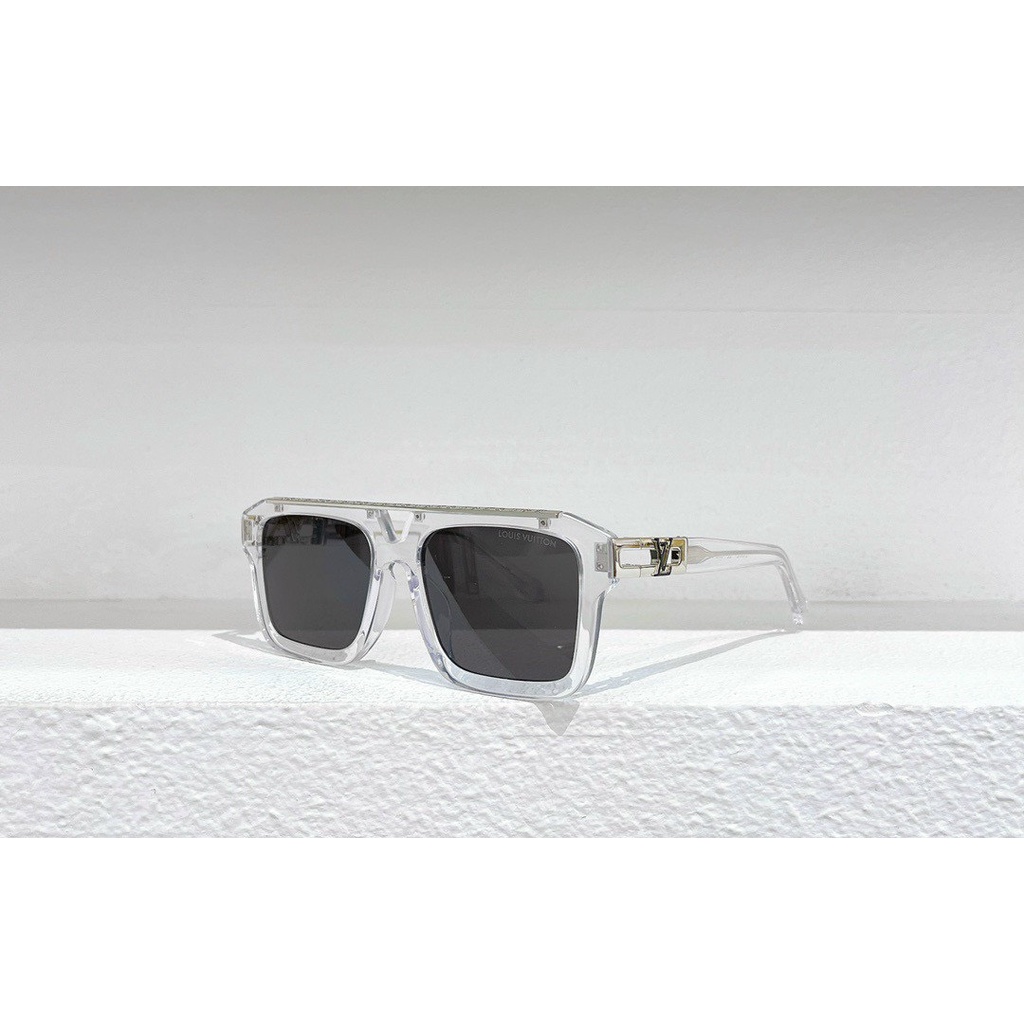 Kính Mát LV Cao Cấp Nam Nữ 2023 Tròng Vuông Chống Tia Uv Phong Cách.Kính Râm nam nữ LV bảo hành 1 năm