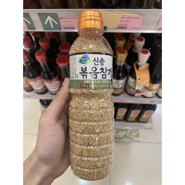 Mè rang, vừng rang Hàn Quốc chai 230g