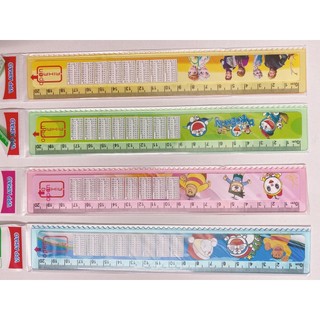 Thước kẻ aihao dài 20cm in bảng cửu chương