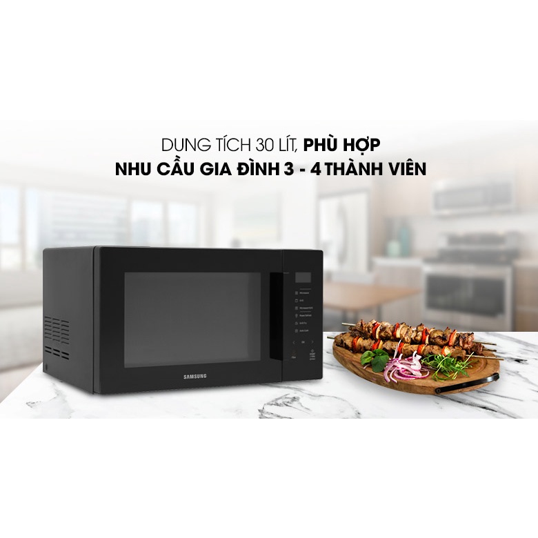 Lò vi sóng có nướng Samsung MG30T5018CK/SV 30 lít