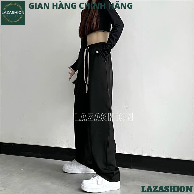 Quần nhung tăm nam nữ nhiều màu, Quần nỉ ống suông rộng unisex vải thun chất nỉ nhung tăm bo gấu mặc năng động - LAZA