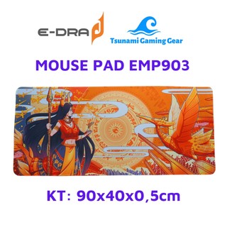 Bàn di chuột Lạc hồng E-Dra EMP903, cỡ lớn 90x40x0,5 cm - Hàng chính hãng