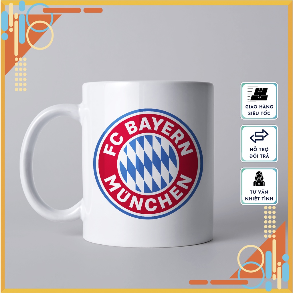 Bộ Sưu Tập 18 Mẫu Cốc Sứ Ly Sứ In Hình Bayern Munich