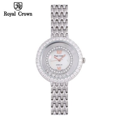 Đồng Hồ Nữ Dây Kim Loại Chính Hãng Royal Crown 3628 Mềm Mại Ôm Tay