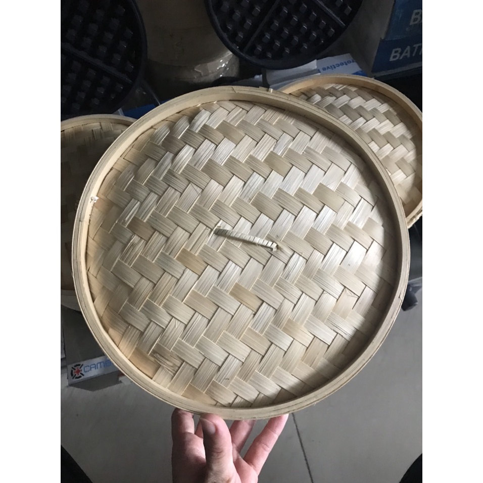 Xửng hấp tre tự nhiên hấp bánh bao, dimsum nhiều kích thước 15/20/25/30CM