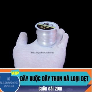 Dây buộc thun ná cao su sợi dẹt, dây buộc ná cao su chạc cột