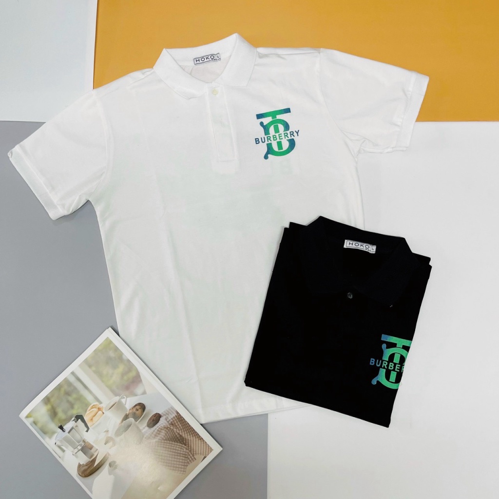 Áo Thun Nam Cao Cấp Cổ Bẻ Tay Ngắn 2 Màu Sang Trọng Phong Cách Hàn Quốc NEW UNISEX